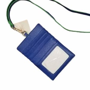 14th & Union blue & green credit card wristlet